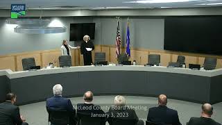 McLeod County Board Meeting January 3rd, 2023