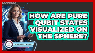 How Are Pure Qubit States Visualized On The Sphere?