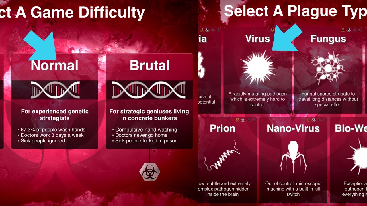 PLAGUE INC. NORMAL VIRUS WALKTHROUGH | NO COMMENTARY HD 60FPS