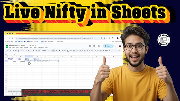 Hoe haal je live Nifty- en Bank Nifty-gegevens op naar Google Sheets | Geautomatiseerde tracking ...
