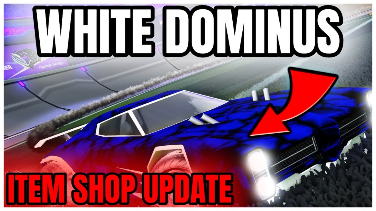 ROCKET LEAGUE ITEM SHOP - *TITANIUM WHITE* Dominus Exotic Car - 27.8.23