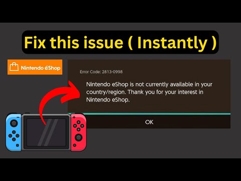 [ Fix ] Nintendo eShop Not Available in Country/Region | Change Eshop Region Nintendo Switch Locked