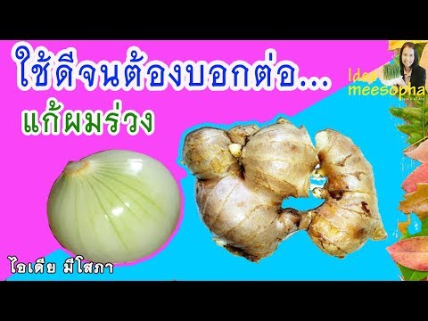 สูตรเด็ด! ใช้ดีจนต้องบอกต่อ แก้ผมร่วง ผมบาง Hair Loss