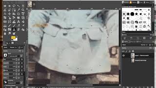 Removing stains Pt. 1: Clone and Healing tool - GIMP Tutorial