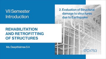 17CV753 | M1 | Part 2 | Evaluation of Structural Damage to Structures due to Earthquake