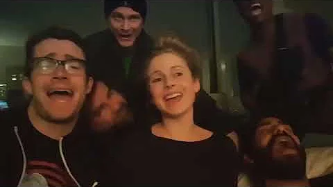 iZombie Cast sings the iZombie intro (2015-11-11)