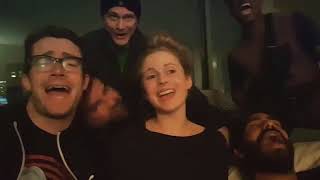 iZombie Cast sings the iZombie intro 2015 11 11