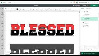 Two Color Font in Cricut Design Space