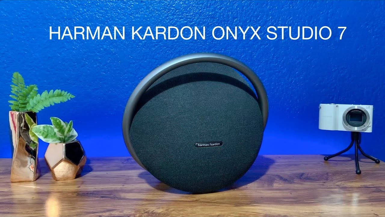 Parlante Harman Kardon Onyx Studio 7 portátil con bluetooth y wifi grey 220V
