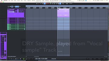 Fast Routing example in Reaper to FX Tracks