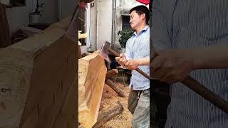 Rural traditional pure handmade carpenter craftsman #Carpenter's daily work #Carpenter's w#b843c