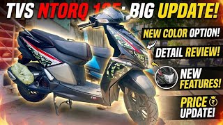 TVS Ntorq 125 NEW Colour options | Detail review price features and comparison.