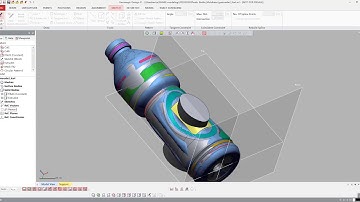 Geomagic Design X - Plastic Bottle Gatorade feature modeling process