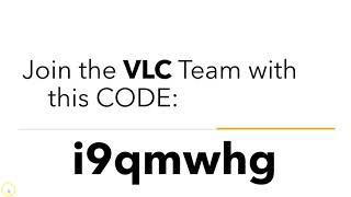 Using The Virtual Learning Commons in Teams