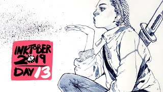 Inktober 2019 Day 13 - 'Ash'