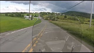 Outrunning a storm in NE Penna farm country