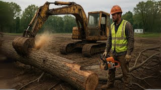 MONSTER Trucks vs GIANT Tree Stumps – When Power Meets Nature!