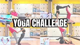 Partner Yoga Challenge **HILARIOUS** ♡ Vanessa Lynn
