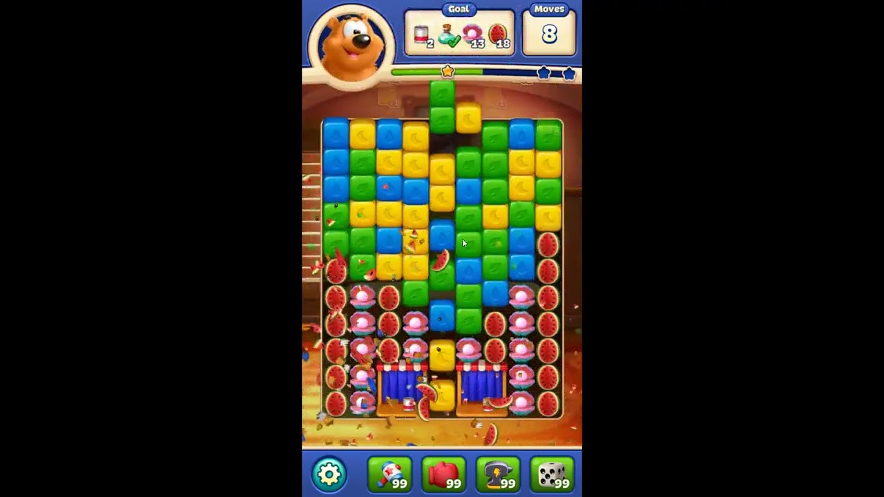 Toon Blast Level 10706 - NO BOOSTERS 🐻🐺🐱 | SKILLGAMING ✅