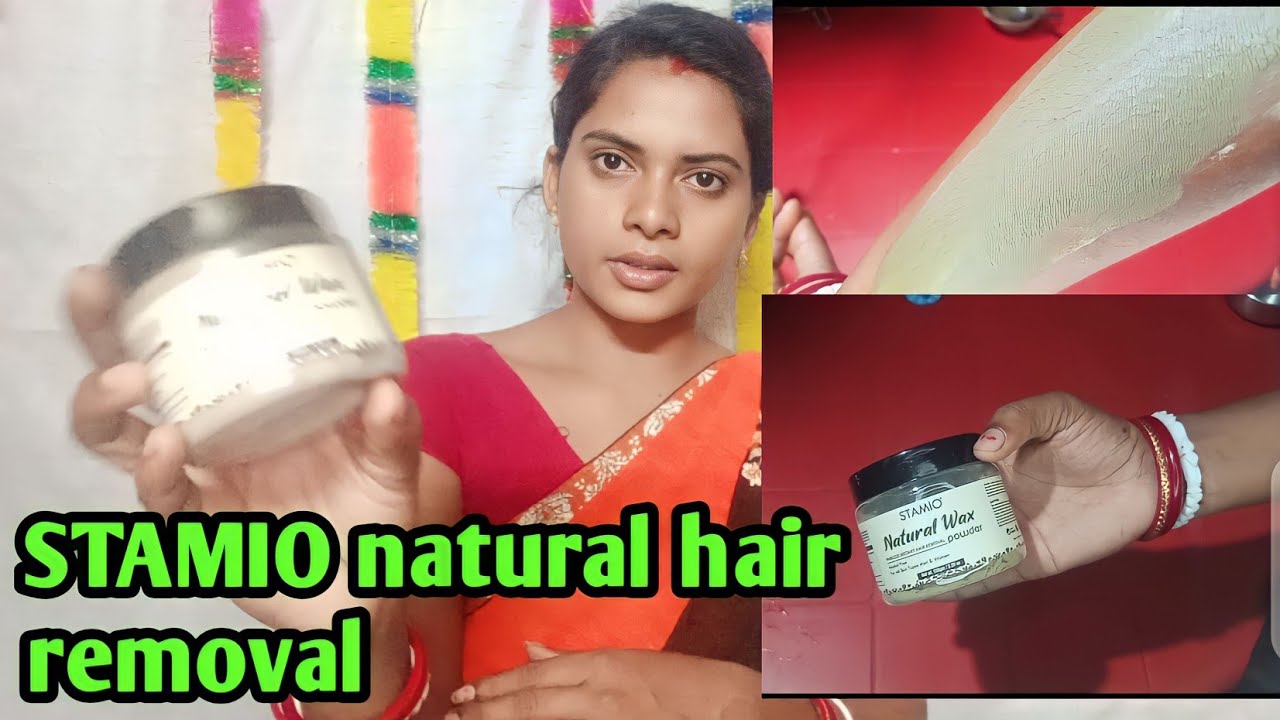 STAMIO natural hair removal//hair removal powder for women & men