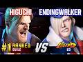 SF6 ▰ HIGUCHI (#1 Ranked Guile) vs ENDINGWALKER (Ed) ▰ High Level Gameplay