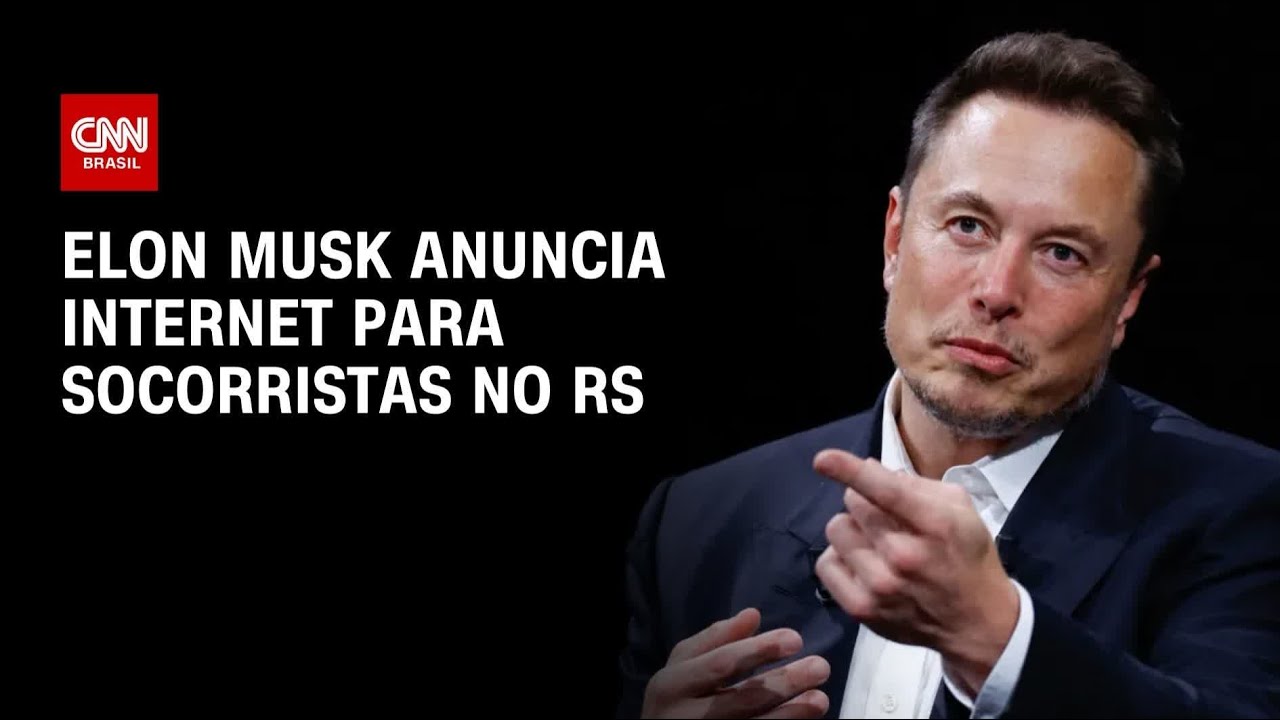 Elon Musk anuncia internet para socorristas no RS | BASTIDORES CNN