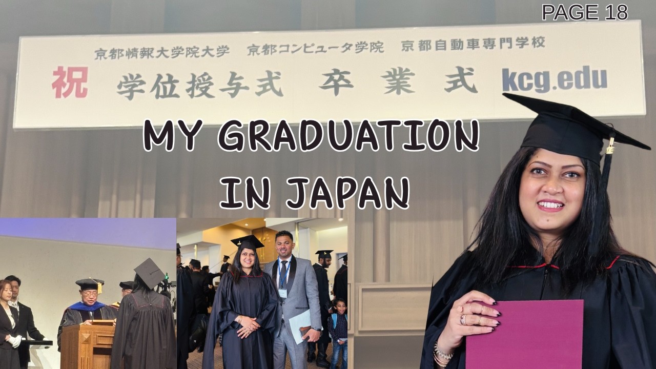 My Graduation in Japan 🇯🇵 Life in Japan 🌸 Mini Vlog 🌸 - YouTube