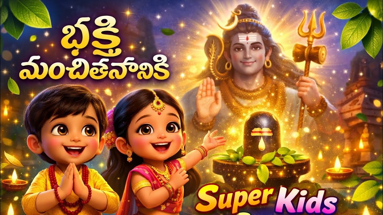 🌙 Mahashivratri Kids Song 2026 | Om Namah Shivaya Dance Song 🕉️ | Cute Devotional Animation