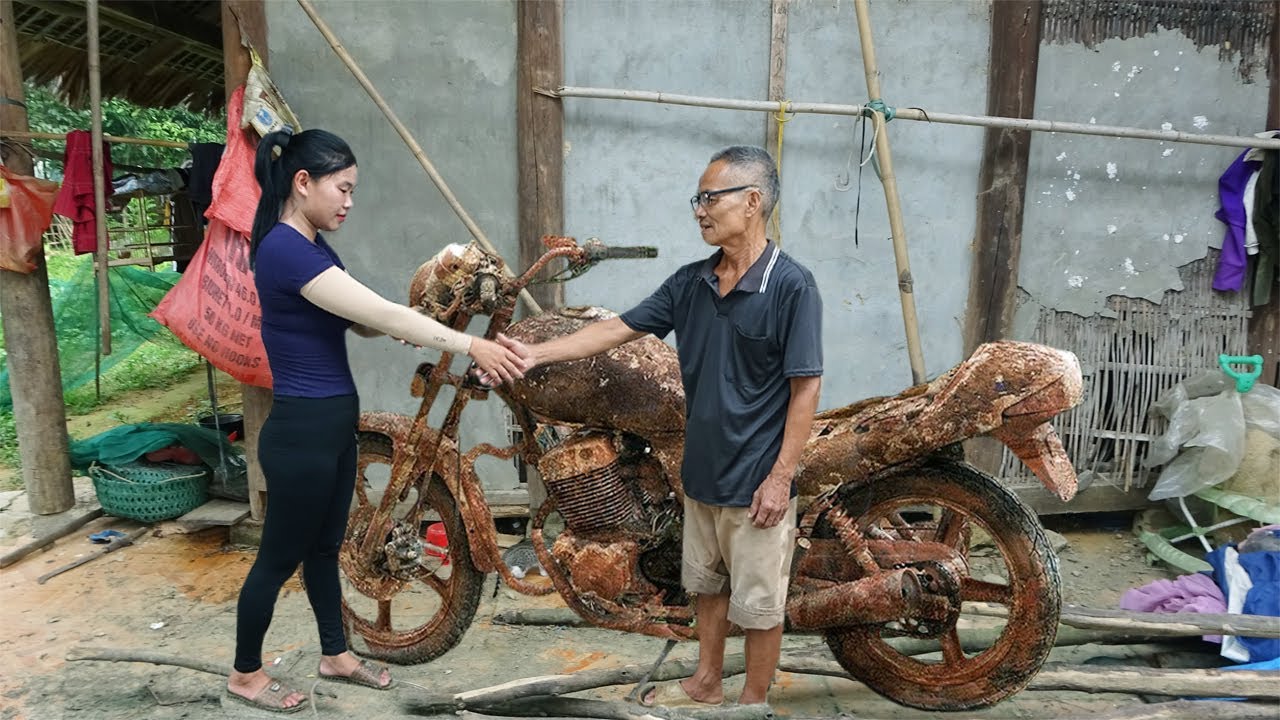 FULL VIDEO_Girl Repair, Recover Vintage Motorcycles From The 1970s To ...