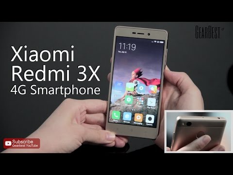 Xiaomi Redmi 3X 4G Smartphone Hands-on - Gearbest.com