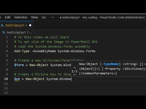 14 How to Set Height and Width of Image in PowerShell GUI