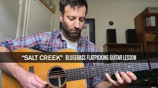 Video thumbnail of "‘Salt Creek’ Bluegrass Flatpicking Guitar Lesson"