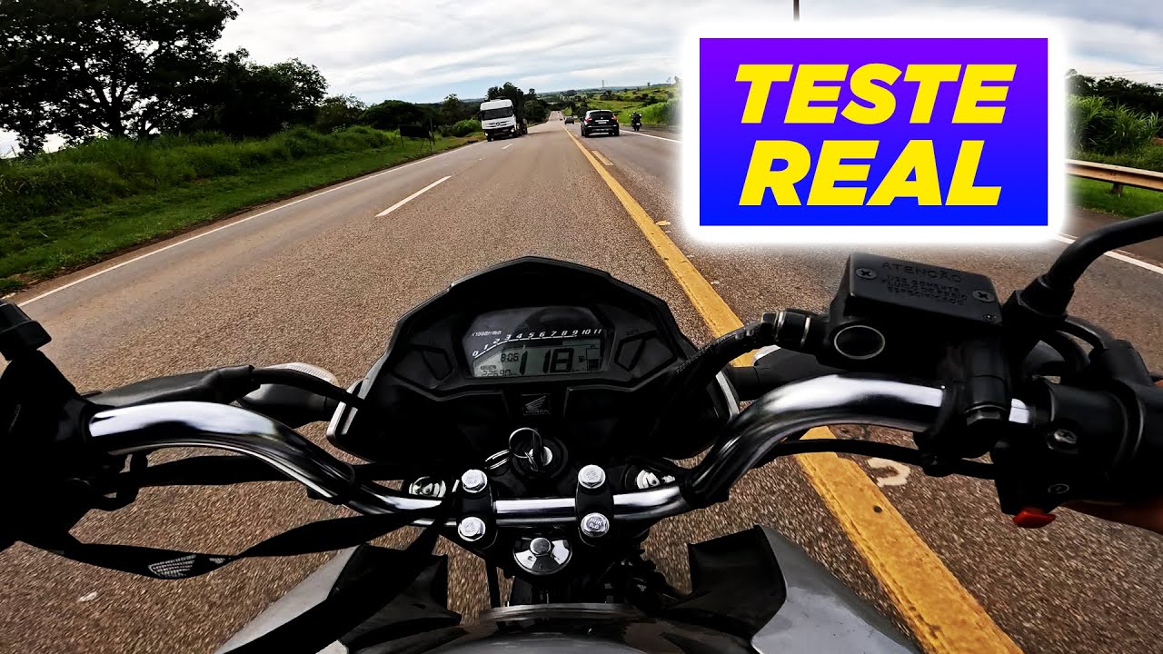 IMPRESSIONANTE! O REAL DESEMPENHO DA CG 160 NA RODOVIA