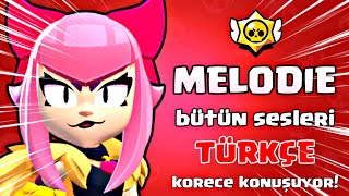 MELODIE BÜTÜN SESLERİ TÜRKÇE ANLAMI  Brawl Stars #sandsoftime