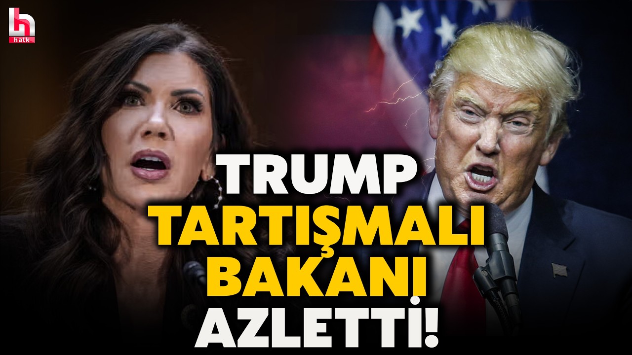 Trump, İç Güvenlik Bakanı Kristi Noem'i görevden aldı! Acımasız ve tavizsiz tutumuyla gündemdeydi!