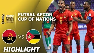 ANGOLA vs MOZAMBIQUE HIGHLIGHTS! 🇦🇴🆚🇲🇿 | CAF Futsal Africa Cup of Nations 2026