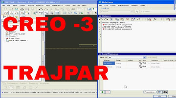 Creo variable section sweep trajpar