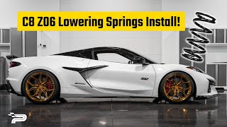 Paragon C8 Corvette Z06 1" Lowering Springs Install!