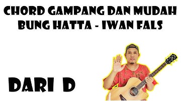 Chord Gampang (Bung Hatta - Iwan Fals) by Delta Rahwanda (Tutorial Gitar) Untuk Pemula - dari D