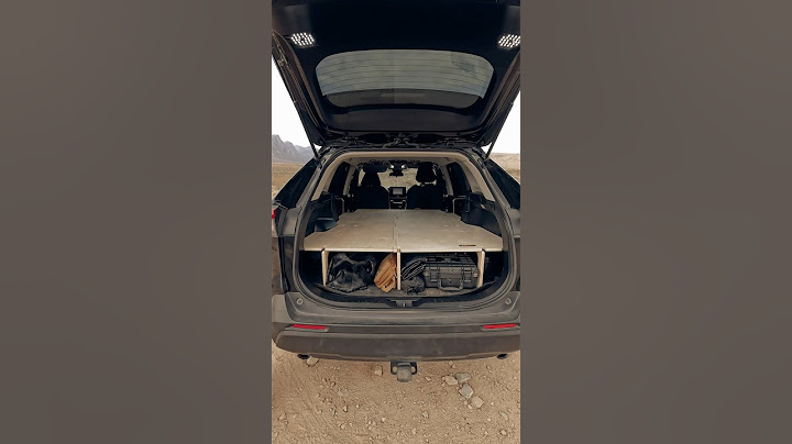 Introducing the new @bambeds RAV4 bed/storage conversion! #rav4 #camping