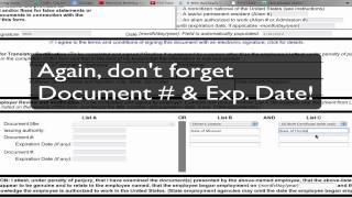 Common Errors on I9 Forms