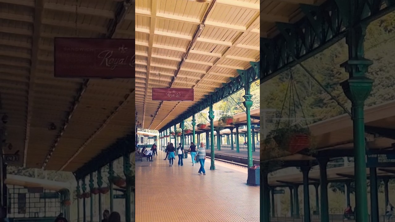 Wednesday was filmed here - Sinaia royal train station Romania