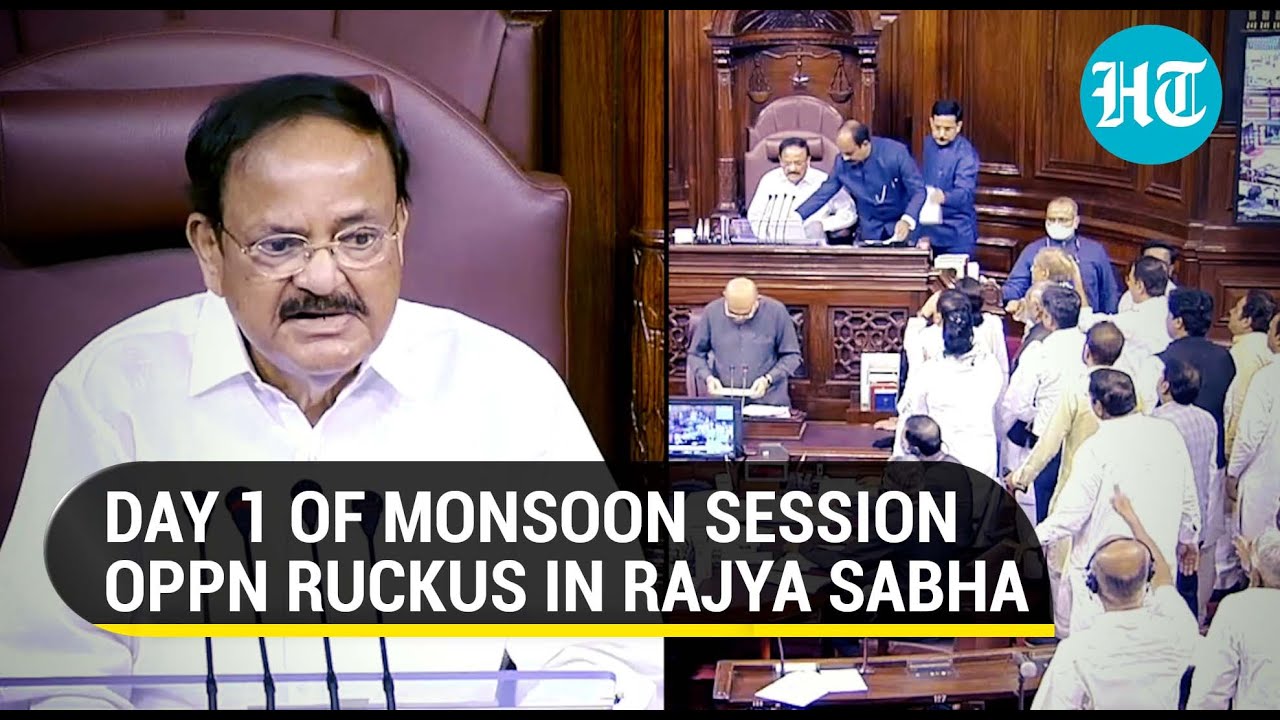 Rajya Sabha ruckus angers Chairman | Naidu lashes oppn for disrupting House over inflation, Agnipath