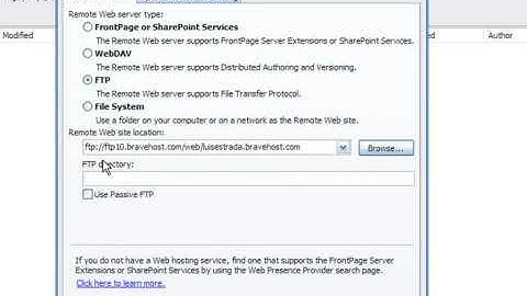 How to Publish a Web Page With the FrontPage Publishing Wizard
