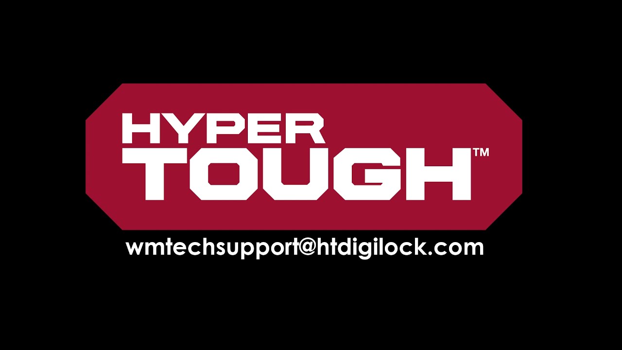 HyperTough Deadbolt Installation V0 R4 - YouTube