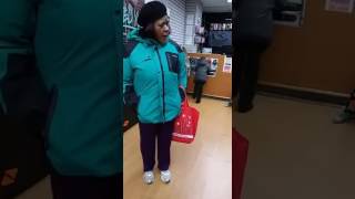 Jamaican lady cussing in boost mobile store