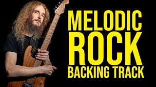 🤩 Easy BACKING TRACK for Guitar Melodic Rock Am 🎸  Melodic Rock Am🎸 Rock  🎵 How to play Guitar SOLO