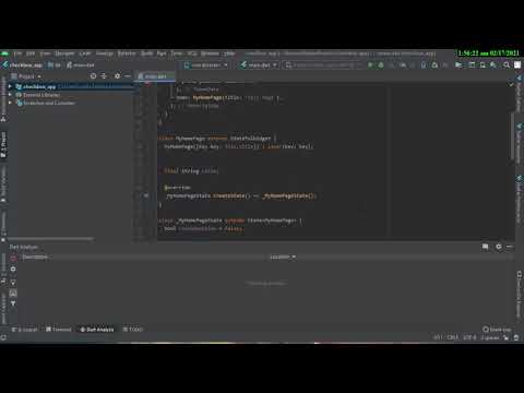 【FLUTTER ANDROID STUDIO and IOS】Checkbox