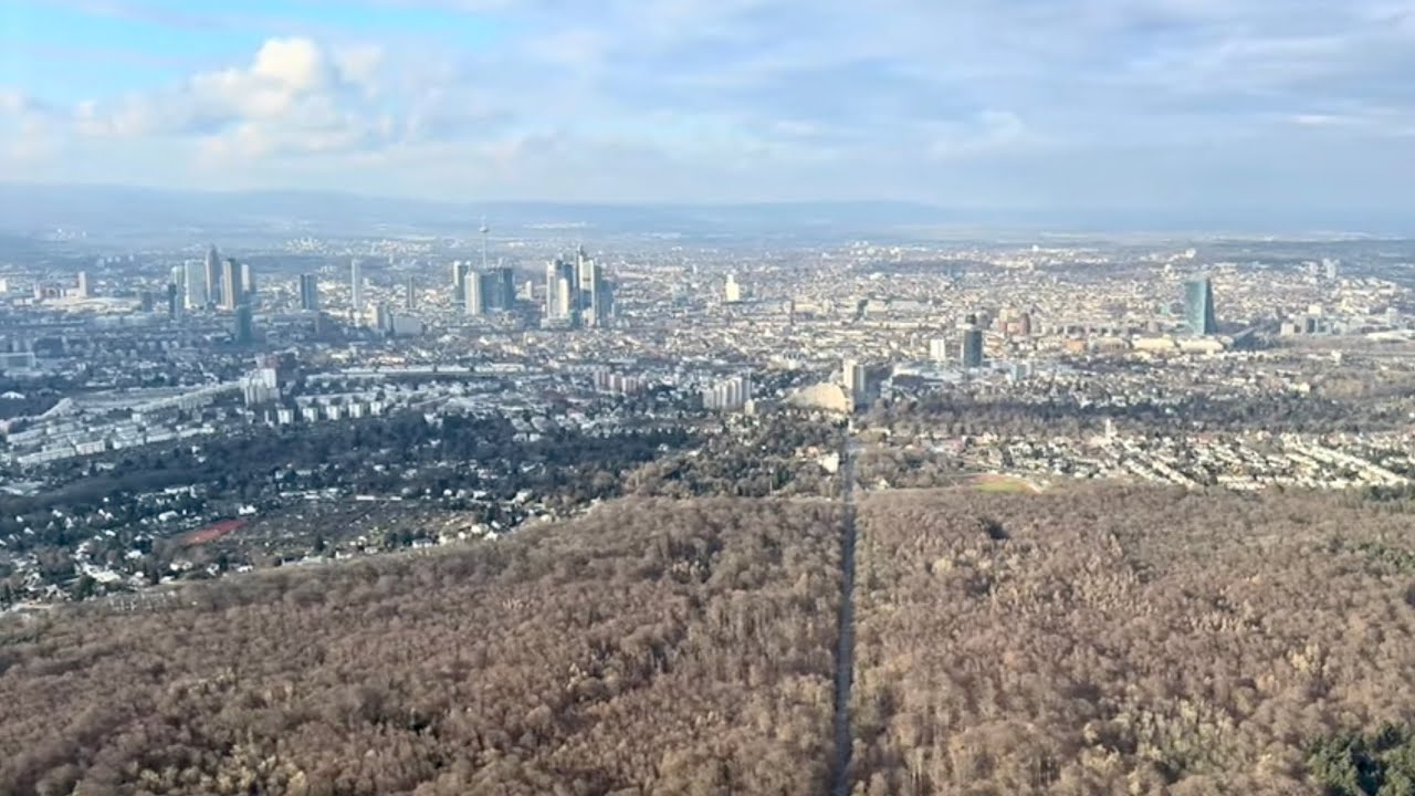 Landing in FRANKFURT 🇩🇪 | Austrian Airlines | Airbus A320