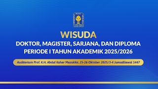 Download Lagu WISUDA DOKTOR, MAGISTER, SARJANA, DAN DIPLOMA PERIODE I TAHUN AKADEMIK 2025/2026 | Hari ke-2 MP3 Download Lagu WISUDA DOKTOR, MAGISTER, SARJANA, DAN DIPLOMA PERIODE I TAHUN AKADEMIK 2025/2026 | Hari ke-2 MP3
